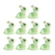 thumbnail image 1 of Figuras En Miniatura De Resina Decoración De Jardín De Hadas Decoración De Pascua Para Escritorio Verde, 1 of 5