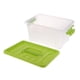 thumbnail image 1 of Caja de almacenamiento organizador portátil multifunción portátil contenedor verde, 1 of 5