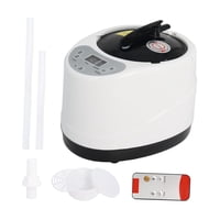 Magideal - Vaporera De Sauna De 3L, Revestimiento De Acero Inoxidable Con Control Remoto, Accesorios De Spa Para Hogar, Hotel, Patio Trasero, Dormitorio.