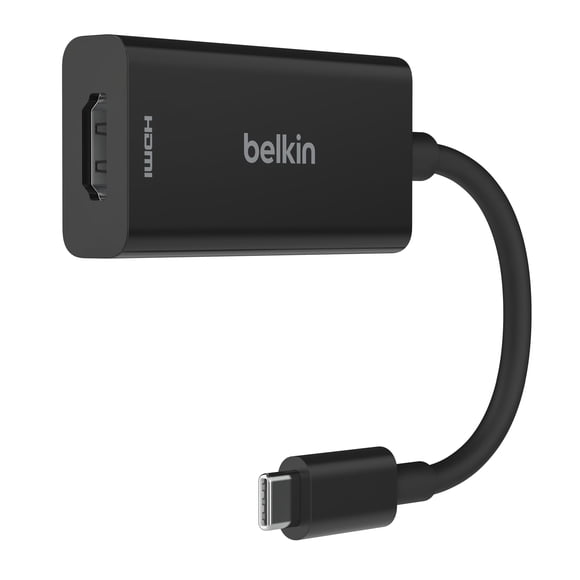 Adaptador Belkin USB-C a HDMI 2.1 8K a 60 Hz, 4K a 144 Hz negro