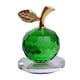 thumbnail image 3 of Crystal Apple Figurine Pisapapeles Adorno Decoración Para El Hogar Coleccionables Regalo Verde, 3 of 3