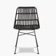 thumbnail image 5 of Silla Comedor Terraza Ratan Creta Negro, 5 of 9