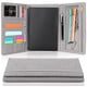 thumbnail image 1 of Funda Tríptica Para Agenda A5 Ejecutiva Impermeable Gris, 1 of 6