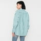 thumbnail image 2 of Blusa Mujer Camisera Rayas Verde Corona, 2 of 5