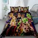 thumbnail image 1 of 1Duvet Cover 2Pillowcases Dragon Ball Cartoon Bedding Set Double Single Size Children's Holiday Soft and Comfortable Gift Bed Sheets, 1 of 5