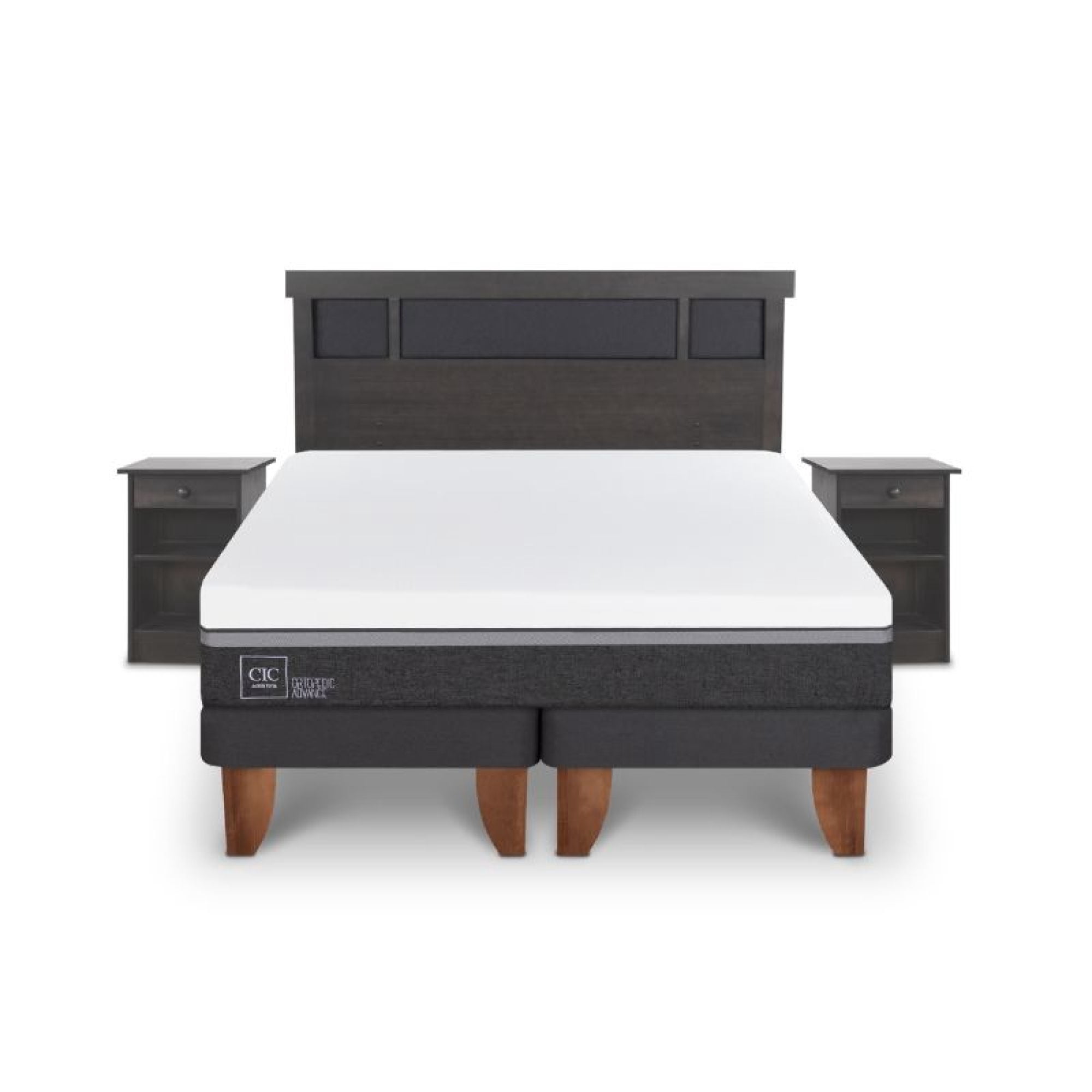 Cama Europea Europea Ortopedic Advance 2P Bd Set Dublin 2 Plaza Base Dividida