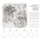 thumbnail image 1 of Kit De Fabricación De Aretes De 196 Piezas Parte Posterior De Aretes De Goma Transparente Para La Fabricación De Joyas, 1 of 5