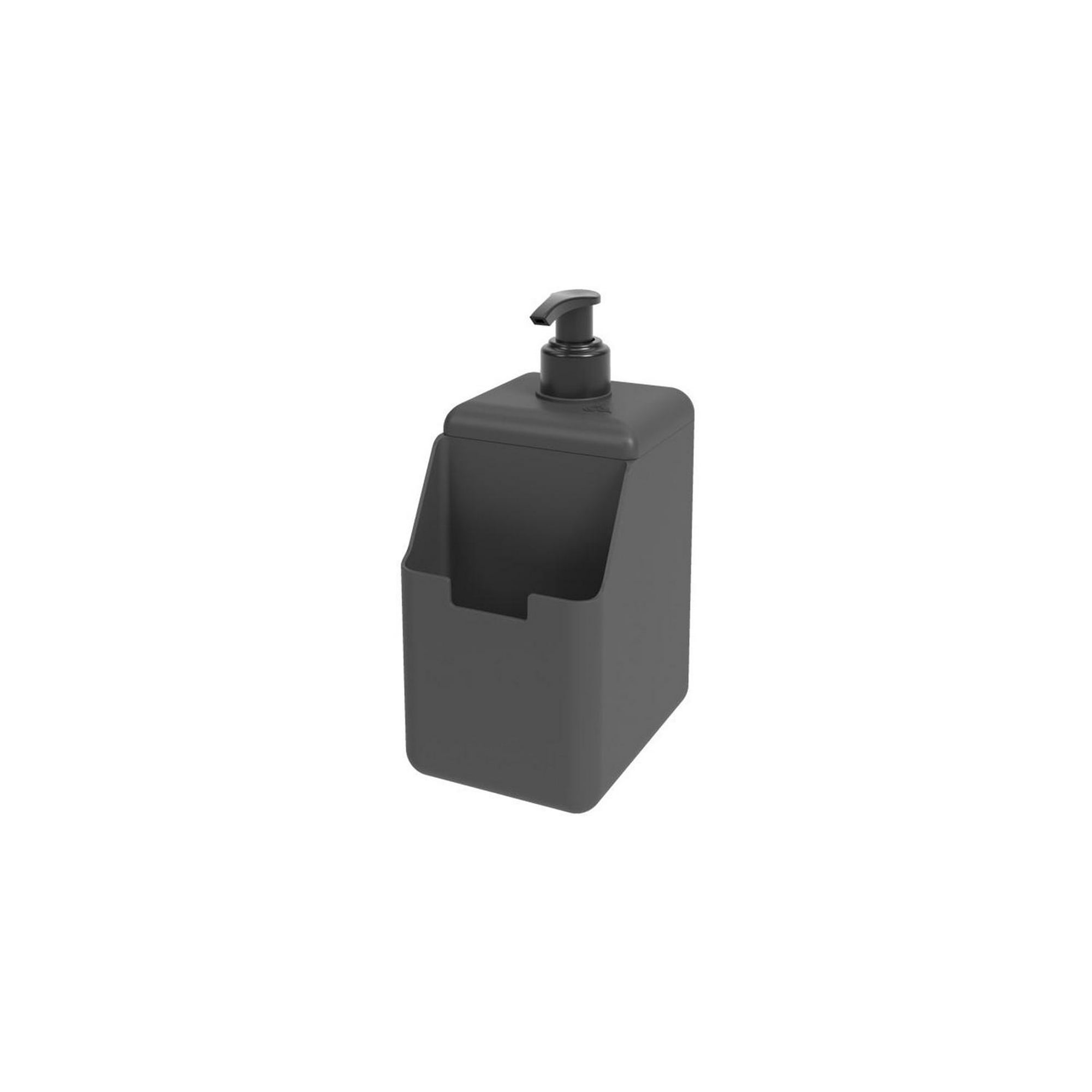 Coza - Dispensador De Detergente Y Esponja 500ml Gris Grafito Gris