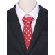 thumbnail image 4 of INSPIRE CHIC Corbatas de Puntos para Hombre Corbata Anudada a Mano 3.1" de Ancho Corbata de Satén para Boda Clásica Roja Talla Única, 4 of 4