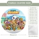 thumbnail image 2 of Jellystone theme Fitted Round Tablecloths Elastic Edged Table Covers Waterproof Table Cloth For Kitchen Holiday Party Tables Decor 120cm, 2 of 6