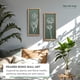 thumbnail image 3 of Set de decoración mural 3D con estampado floral verde, madera, ligero (2 unidades), 18 x 40 cm, 3 of 8