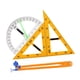 thumbnail image 4 of 4 Uds. Grandes Reglas De Geometría Matemática Brújula Pizarra Profesores Pizarra Blanca, 4 of 5