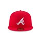 thumbnail image 2 of Gorra New Era Básica 59Fifty Atlanta Braves Roja y Blanca 7.5, 2 of 6