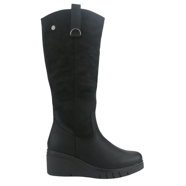 Botin Chalada Mujer Wedgenew-3 Negro Casual