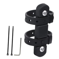 Ioensy - Soporte Para Botella De Agua Para Bicicleta, Base De Silicona Para Montar En Bicicleta De Carretera, Bicicleta Plegable, Color Negro