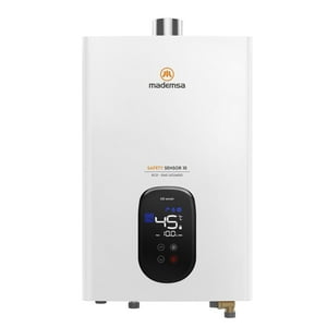 Mademsa - Calefont Gas Licuado 10 Litros Tiro Forzado Sensor 10 Eco
