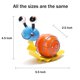 thumbnail image 3 of Garden Decor Snail Juego De 2 Unidades De Metal (amarillo Y Naranja), 3 of 7