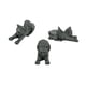 thumbnail image 3 of 3x Pies Para Macetas Figuras De Animales Soporte Para Plantas Para Oficinas Sala De Estar Exterior Gato Perezoso, 3 of 5