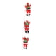 thumbnail image 3 of Adorno Colgante De Papá Noel Trepando Por Una Escalera De Cuerda Para Pared De Casa De Campo, 25 Cm, Tres Papá Noel, 3 of 5