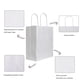 thumbnail image 4 of Bolsa De Papel Kraft Paquete De 50 Unidades 20 X 12 X 25 Cm Color Blanco Medio, 4 of 7