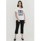 thumbnail image 4 of Polera Mujer M/C Focal Print Cuello V Ecru Corona, 4 of 5