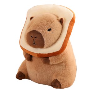 Magideal - Lindo Capybara Animal De Peluche Capybara Juguete De Peluche Coleccionable Muñeco De Capybara De Felpa Para Niños Regalos De Cumpleaños Familia Niños Pan
