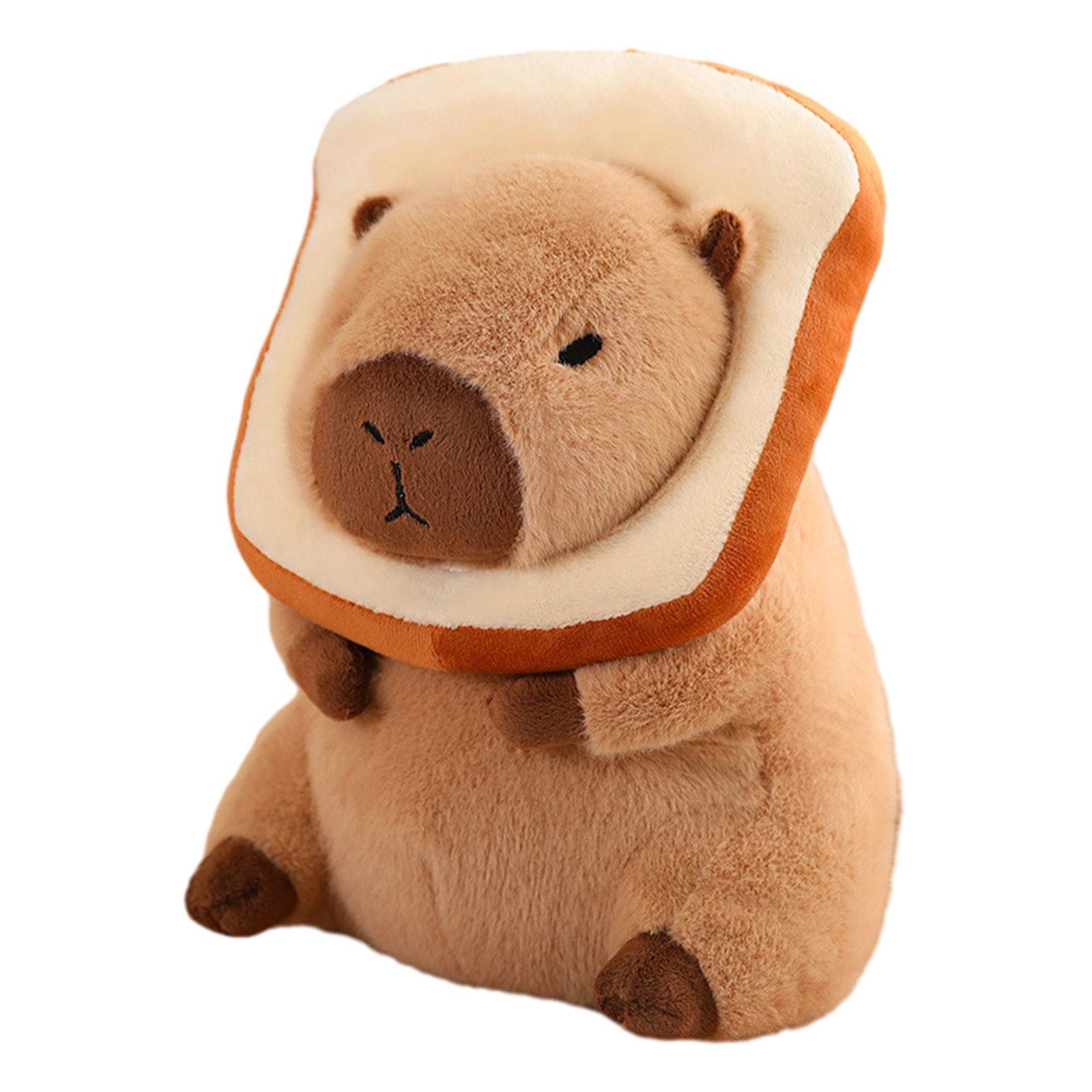 Magideal - Lindo Capybara Animal De Peluche Capybara Juguete De Peluche Coleccionable Muñeco De Capybara De Felpa Para Niños Regalos De Cumpleaños Familia Niños Pan