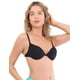thumbnail image 2 of Bikini sostén drapeado negro, 2 of 10