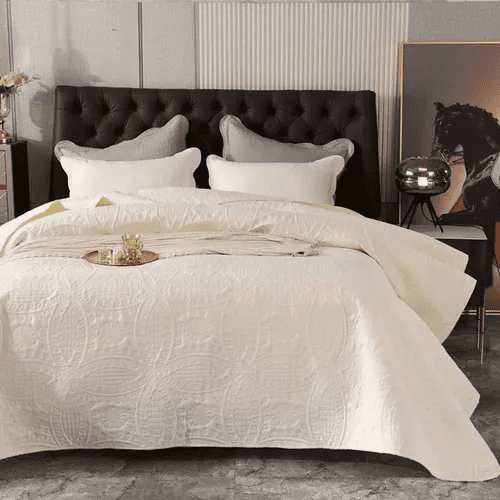 Genérico - Cobertor Verano 2 Plazas Unicolor Verde