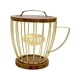 thumbnail image 4 of Portacápsulas De Café Con Base De Madera, Cesta De Almacenamiento Para Oficina, Escritorio, Cocina, Dorado, Con Tapa, 4 of 5