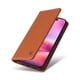 thumbnail image 5 of Funda Billetera de Cuero para iPhone 16 con Tarjetero y Soporte - Tapa Magnética Marrón, 5 of 6