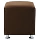 thumbnail image 1 of Pouf Cali 1c Felpa 12 Chocolate, 1 of 4