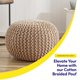 thumbnail image 2 of Puf Otomano Sweet Home Collection 51 cm x 36 cm Taupe, 2 of 7
