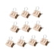 thumbnail image 5 of 10 Piezas Pequeñas De Clips De Carpeta De Cuero De PU, Abrazaderas De Borde Para útiles De Escritorio Escolares S, 5 of 5