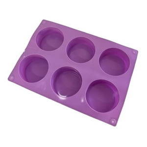 Genérico - Molde De Silicona Cheesecake Molde Jabon Molde 6Cavid Redond