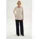 thumbnail image 4 of Polera Mujer Lisa Manga Roll Up Beige, 4 of 4