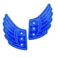 thumbnail image 2 of niños foils zapatos zapatilla de ángel alas zapatos accesorios azul, 2 of 3