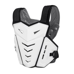 Ioensy - Generic Chaleco Protector De Pecho Para Motocicleta Protector De Pecho Para Adultos De Alto Rendimiento Blanco