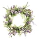 thumbnail image 1 of Corona De Lavanda Floral Artificial Con Margarita Para Puerta Delantera Redonda, 1 of 5