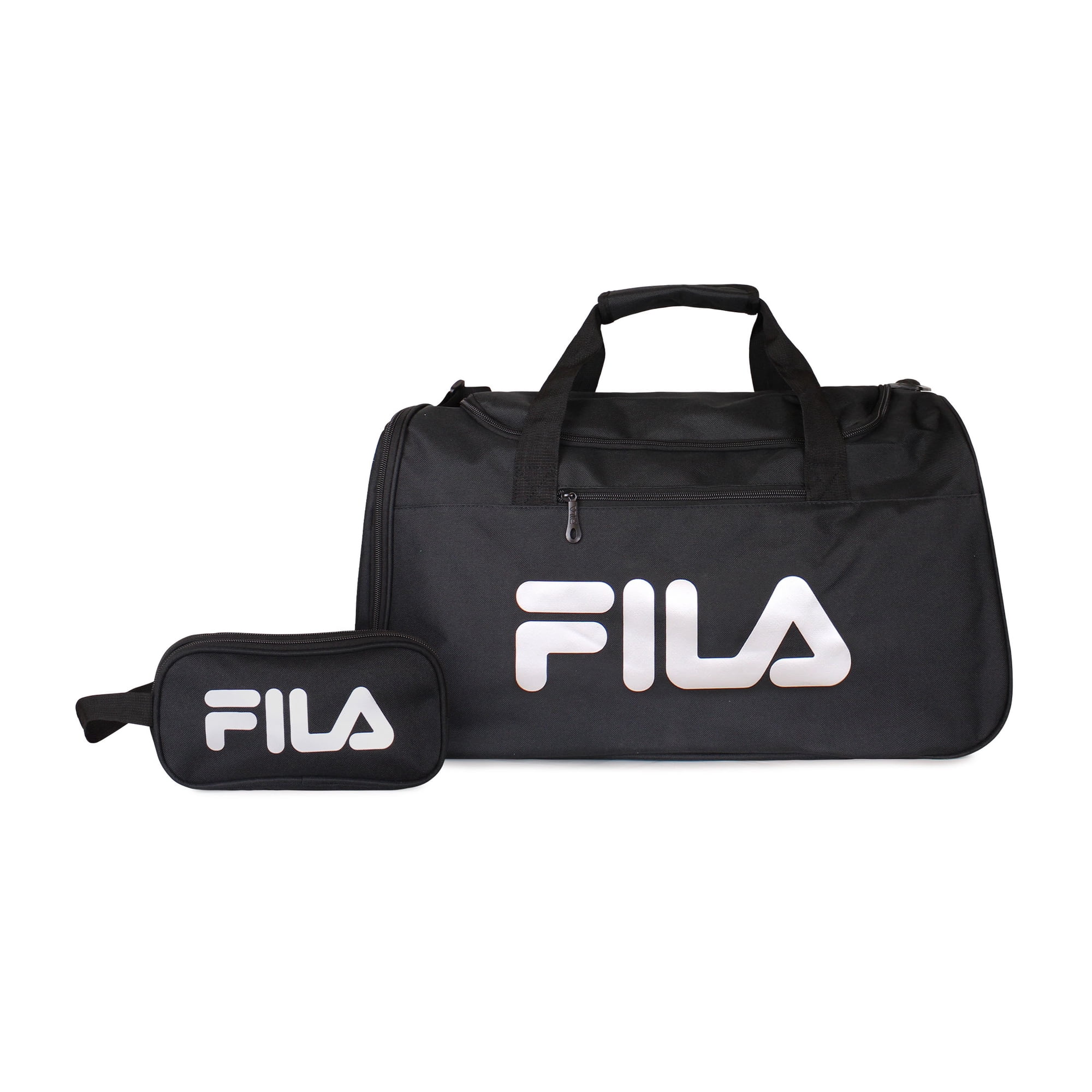 Fila - Pack Bolso Verona M Silver-negro + Neceser Spark Silver