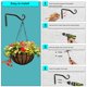 thumbnail image 5 of Soporte de pared para colgar plantas LOOGI de 15 cm, 2 unidades, color negro, 5 of 8