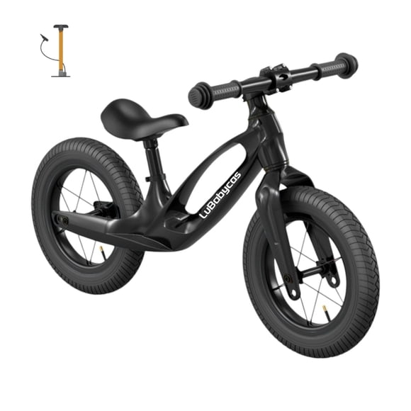 Bicicleta de Equilibrio Convertible Aro 12 y 14 Negra Mega
