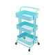 thumbnail image 1 of Carrito Organizador Azul Multiuso 3 Niveles Organizador de metal AZUL, 1 of 4