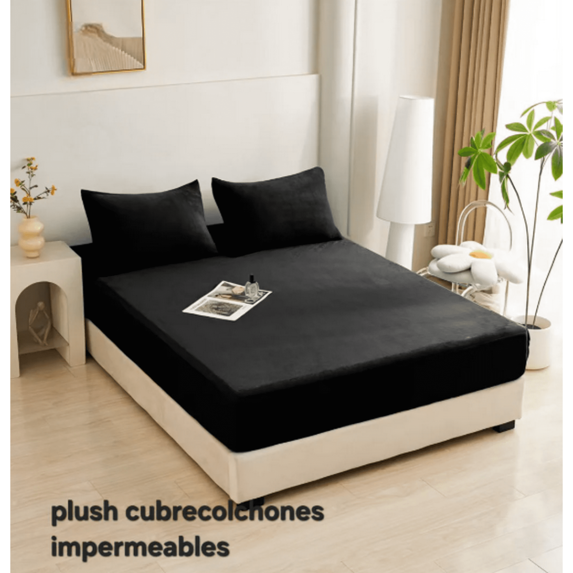 Mundo Shopping - Cubrecolchon Plush Impermeable 2 Plazas