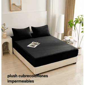 Mundo Shopping - Cubrecolchon Plush Impermeable 2 Plazas