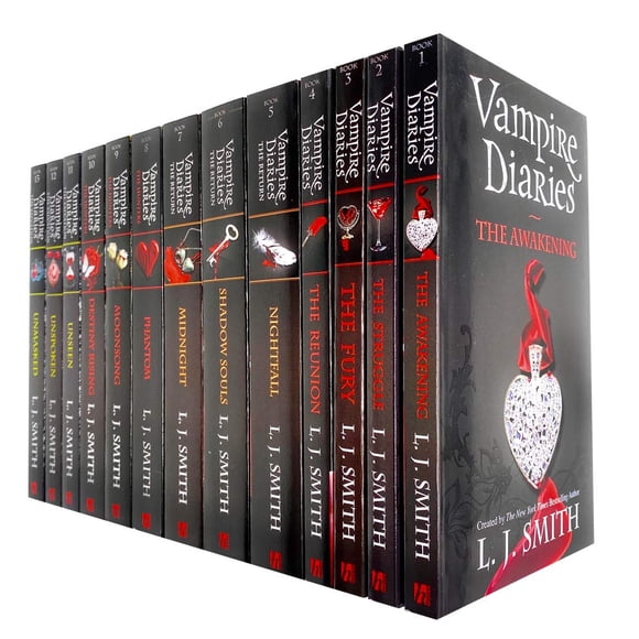 Colección de libros Vampire Diaries de L. J. Smith 13 libros