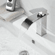 thumbnail image 3 of Llave Monomando Lavamanos Fregadero Grifería Baño Cascada Plateado, 3 of 3