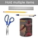thumbnail image 5 of Deadpool y Wolverine-theme Cylinder Pen Holder Pencil Organizer with Flannel Lining PVC Leather Material Cardboard Base for study work 10*8CM, 5 of 6