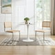 thumbnail image 1 of Comedor Moderno Mesa Tulip 80cm + 2 Sillas Voladiza | Ratán Natural, 1 of 2