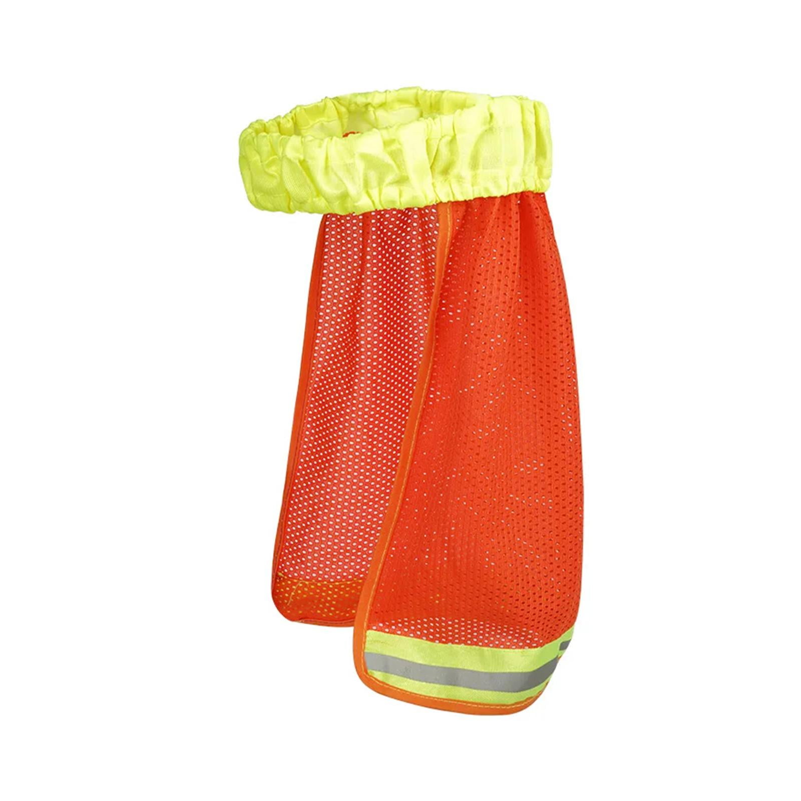 Magideal - Solapa Para El Cuello, Casco Protector, Protección Para El Cuello Con Banda Reflectante, Cómoda Protección Para El Cuello, Protección Solar Para El Ve